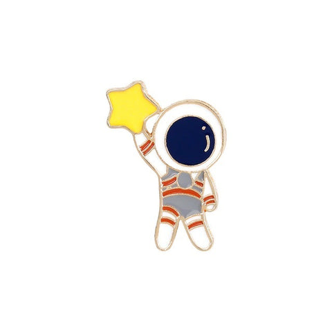 Pins Astronaute et Étoile