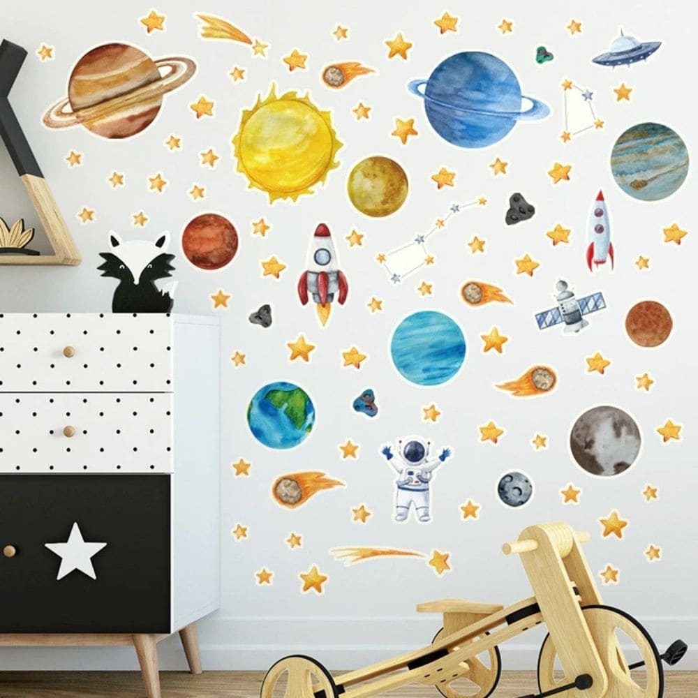 Stickers chambre enfant espace