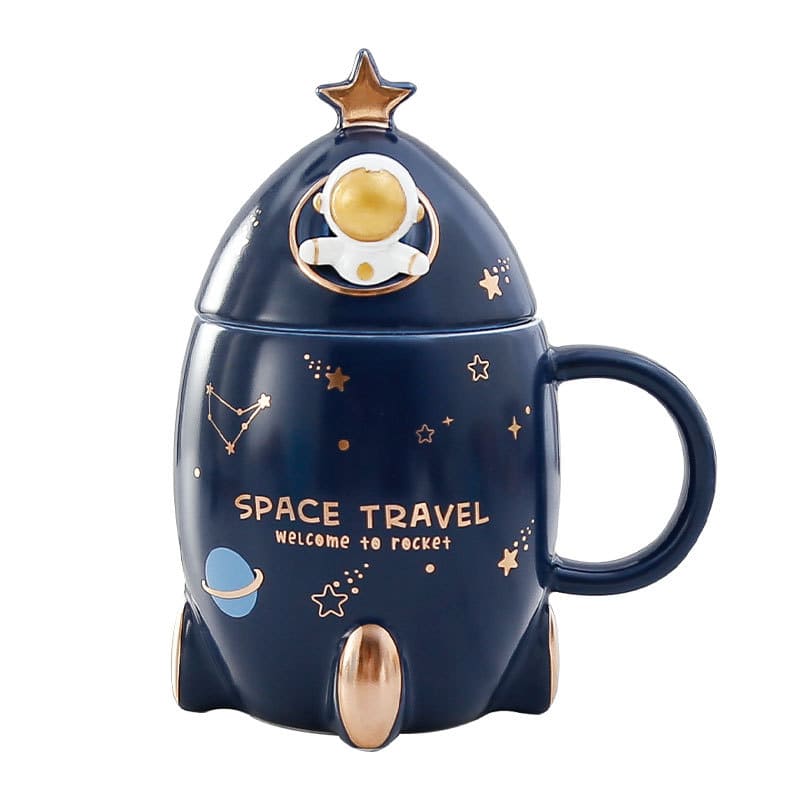 Mug, Astronaute avec manche de fusée, [78/8356] - Out of the blue KG -  Online-Shop