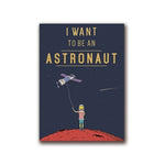 Poster astronaute enfant