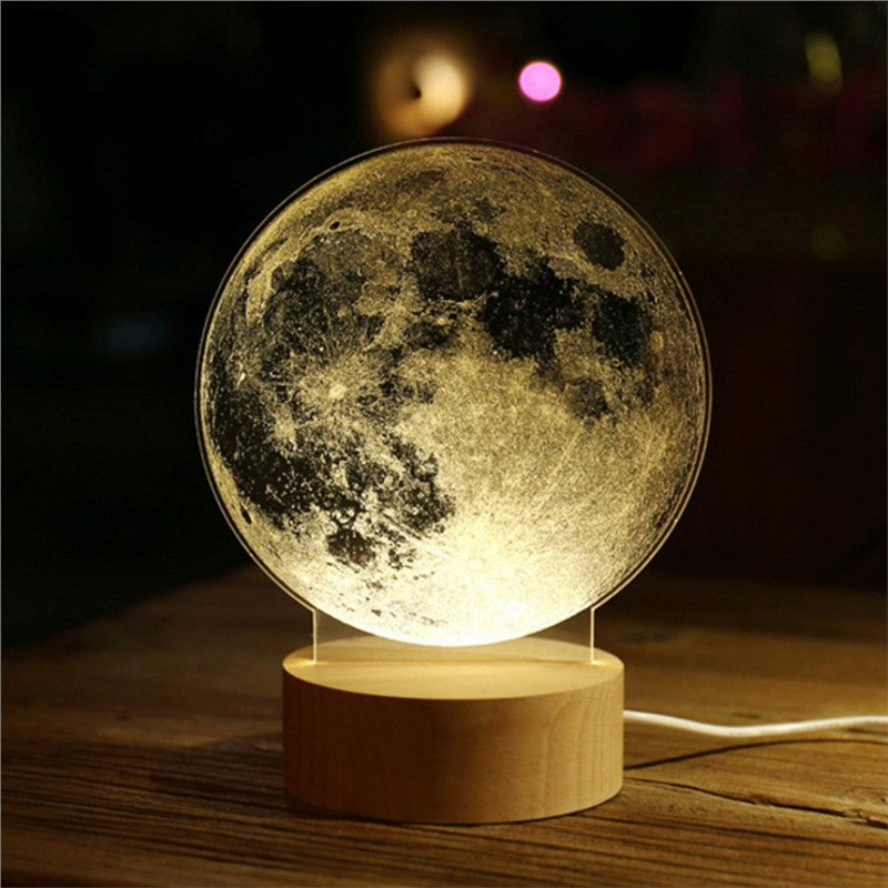 Generic Lampe D'ambiance Lune - Blanc - Prix pas cher