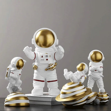 Figurines de Décoration Astronaute en Résine