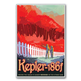 Poster vintage Kepler 186f