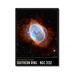 Poster photo de la nébuleuse NGC 3132 James Webb