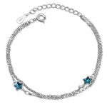 Bracelet étoile turquoise