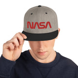 Casquette NASA Gris Visière Noire | Espace Stellaire
