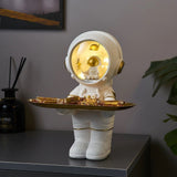 Figurine astronaute plateau à clés