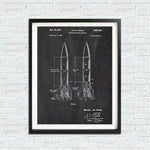 Fusée Plan Poster | Espace Stellaire