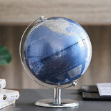 Globe terrestre décoratif en métal