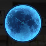 Horloge phosphorescente lune