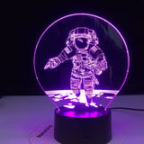 Lampe 3D de bureau Astronaute | Espace Stellaire
