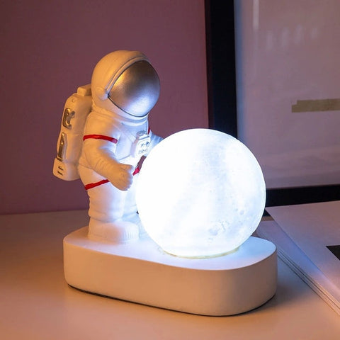 Lampe cosmonaute figurine lampe