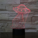 Lampe de bureau 3D OVNI | Espace Stellaire