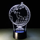 lampe stéréoscopique globe terrestre