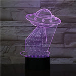 Lampe OVNI acrylique 3D | Espace Stellaire