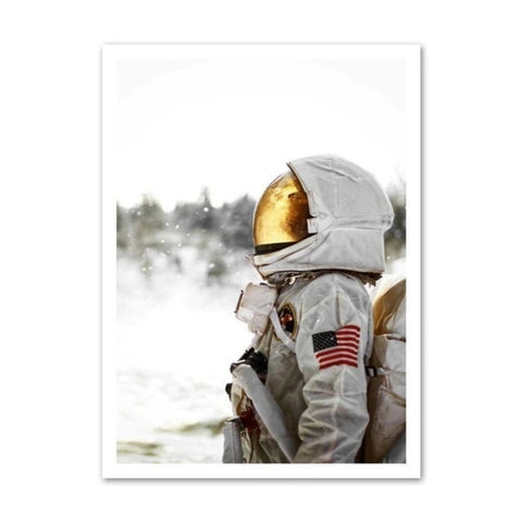 Poster Astronaute en Combinaison