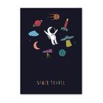 Poster astronaute enfant décoratif pour la chambre