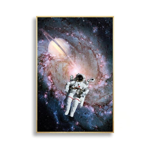 Poster Astronaute Galaxie