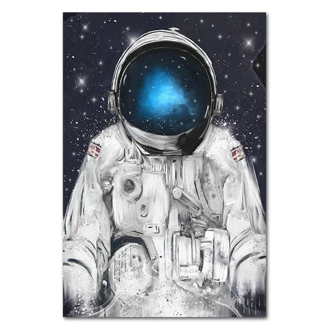 Poster Peinture Astronaute