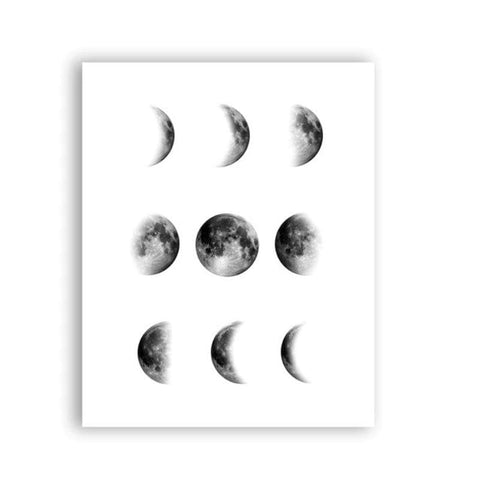 Poster phase de la Lune