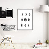 Poster phases de lune