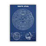 Poster plans de l'Étoile de la Mort