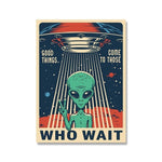 Poster rétro alien
