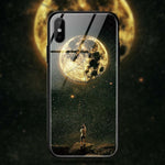 Coque iPhone Pleine Lune - Espace Stellaire