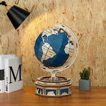 Puzzle 3D Globe Terrestre en Bois
