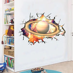 Sticker Mural Planète Saturne | Espace Stellaire