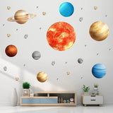 Stickers muraux huit planetes du système solaire