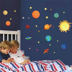Stickers Muraux Planètes Système Solaire | Espace Stellaire
