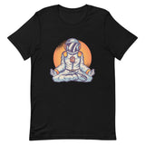 T-shirt astronaute en meditation