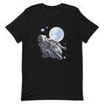 T-shirt astronaute moto