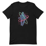 T-shirt astronaute neon noir