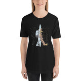 t-shirt porte des etoiles astronaute