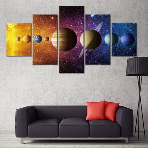 Tableau comparatif des huit planètes du sytème solaire