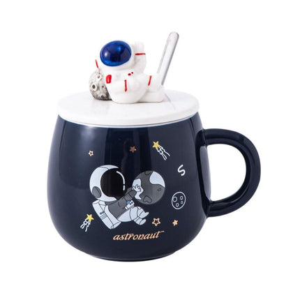 Tasse astronaute dans l'espace