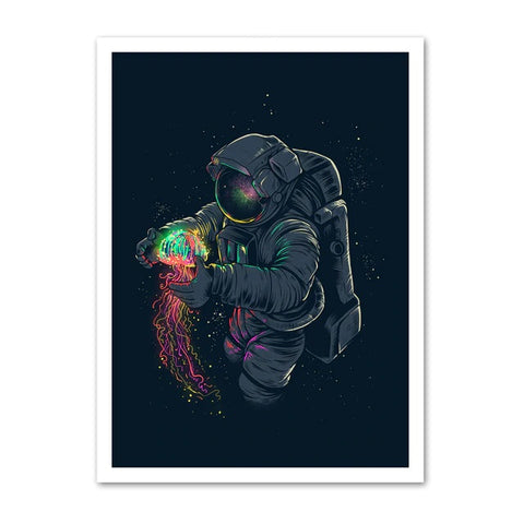 Poster l'Astronaute et la Méduse