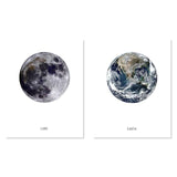 Poster Terre | Lune
