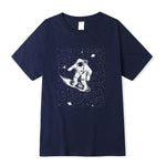 T-shirt Astronaute skateboard